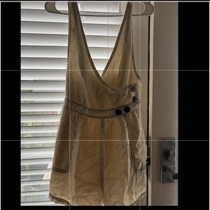 White romper urban outfitters size M